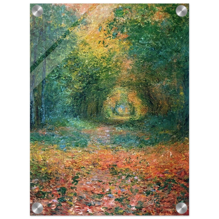 claude monet  The Undergrowth in the Forest of SaintGermain Acrylic Print