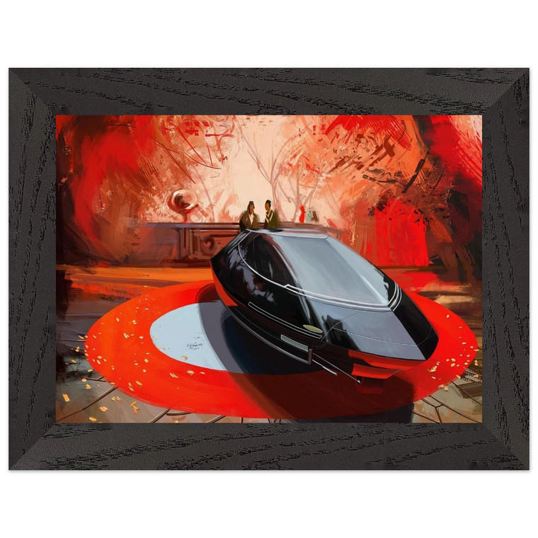 Syd Mead  Syd Mead N9 Premium Wooden Framed Art Print / Poster