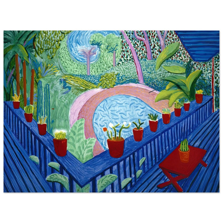 David Hockney  David Hockney N12 Aluminum Print