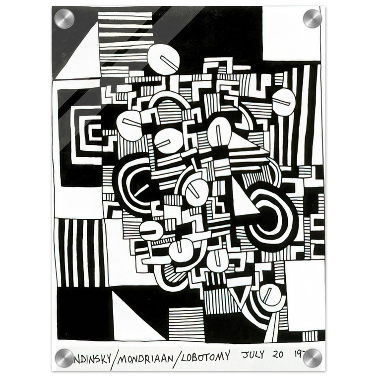 Keith Haring  UNTITLED 1978 N3 Acrylic Print