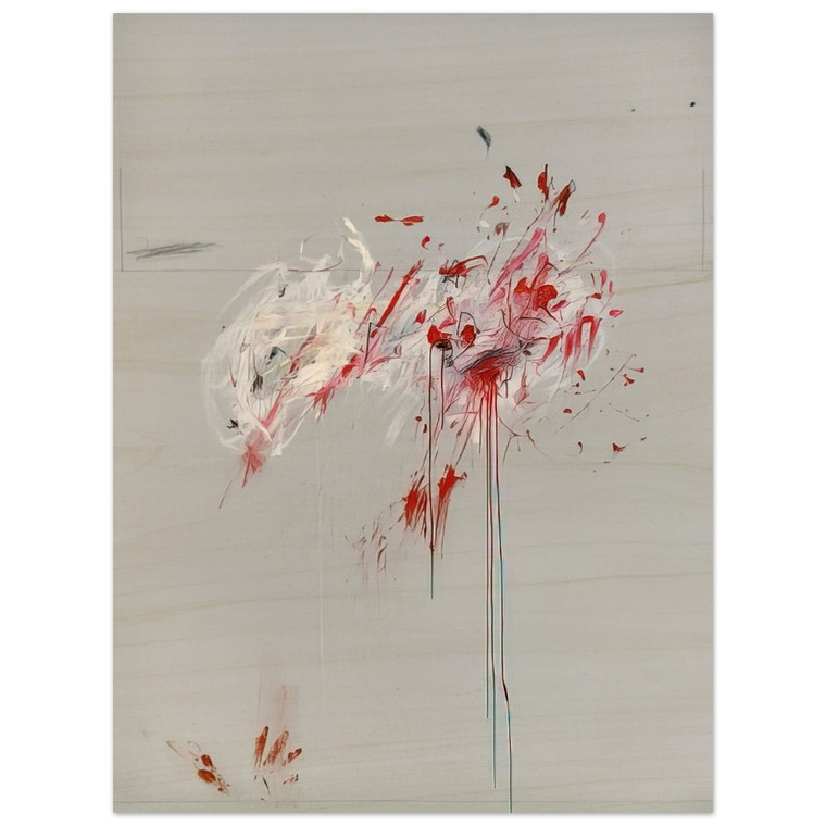 Cy Twombly  Nine Discourses on Commodus Part III Wood Print