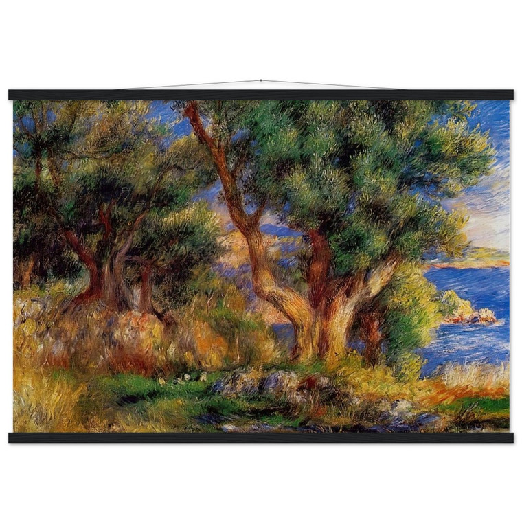 Renoir Landscape near Menton Museum-Quality Matte Paper Poster with Hanger