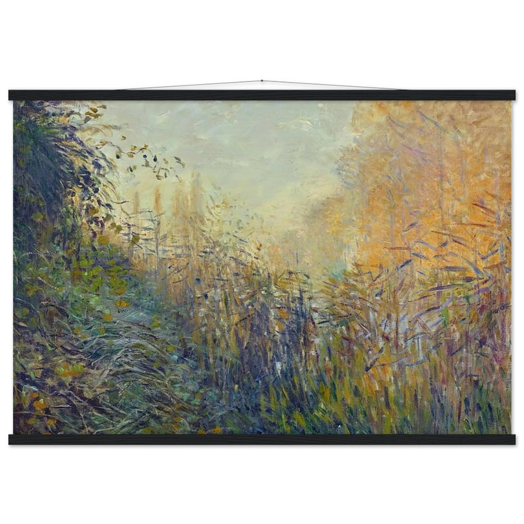 claude monet Study Rushes at Argenteuil Museum-Quality Matte Poster Hanger