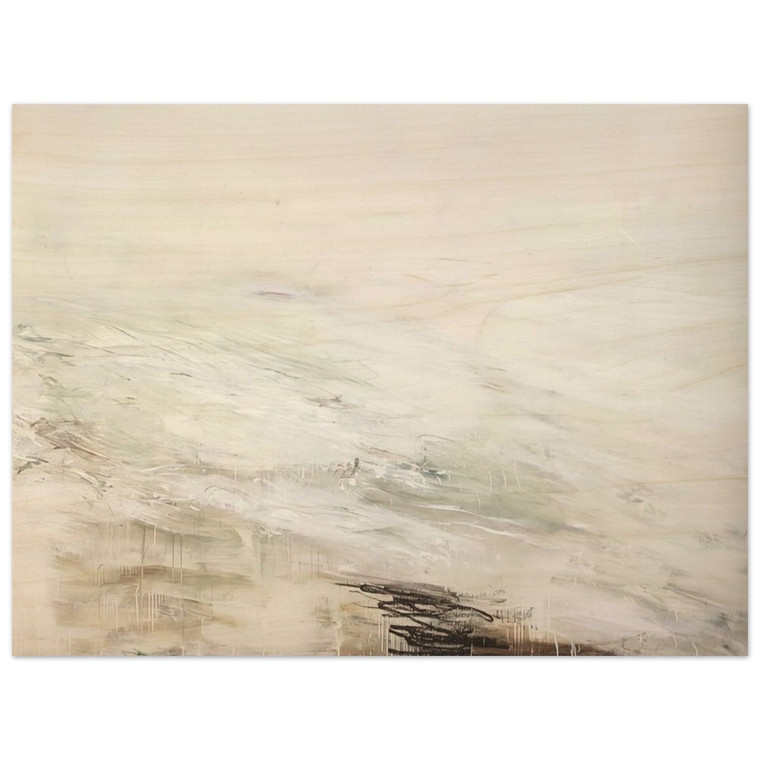 Cy Twombly  Hero and Leandro  A Painting in Four Parts  Part II Wood Print