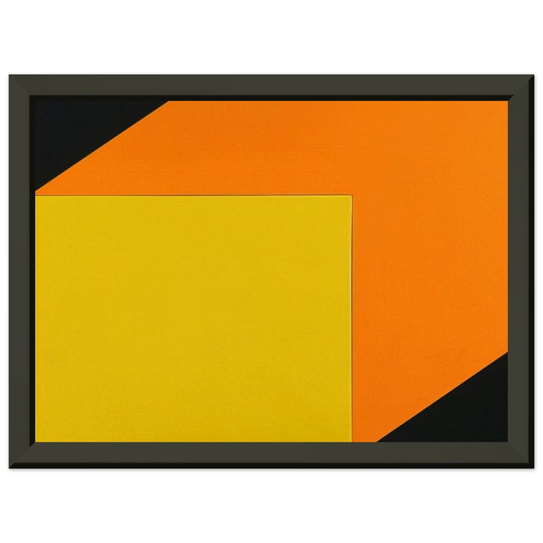 Ellsworth Kelly  Yellow Orange Premium Metal Framed Art Print / Poster