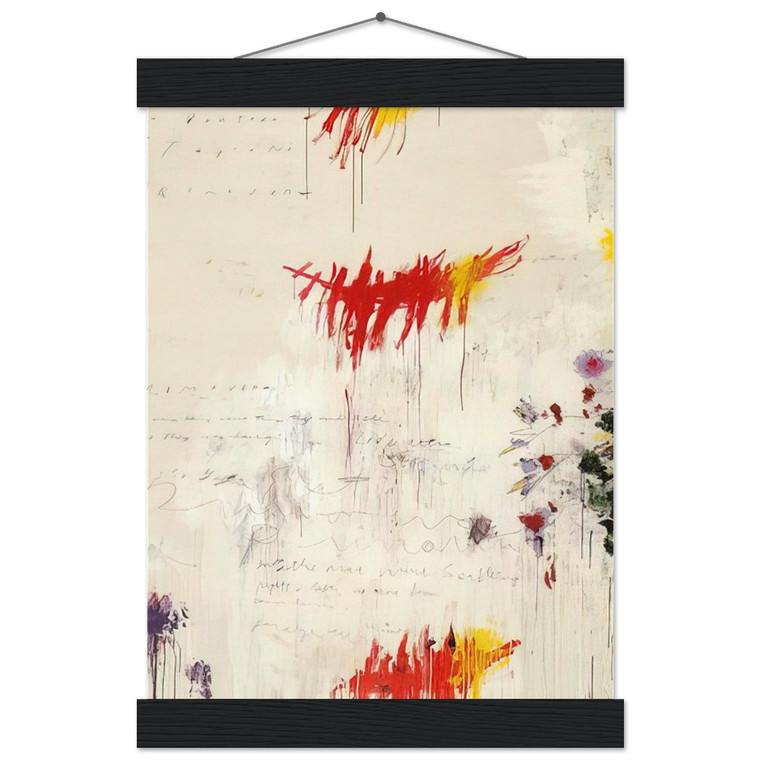 Cy Twombly Quattro stagioni I Primavera Matte Paper Poster with Hanger