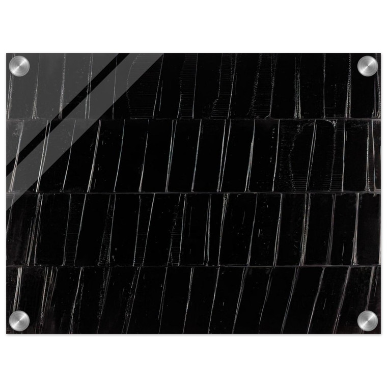 Pierre Soulages  Peinture 324 x 362 cm 1985 Polyptyque C  1985 Acrylic Print