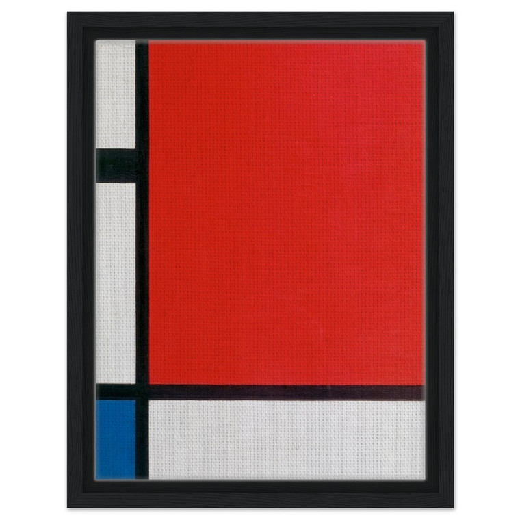 Piet Mondrian  Composition with Red Blue and Yellow Framed Canvas