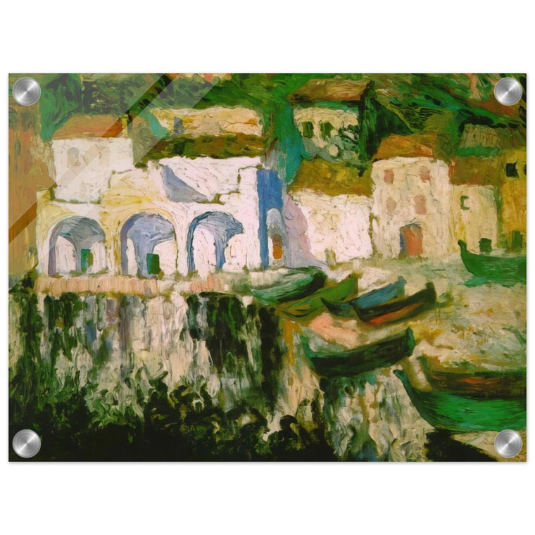 Salvador Dali  VIEW OF PORTDOGUE PORT ALUGER Acrylic Print