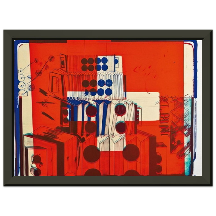 Dieter Roth  Ars Alpina I  1972 Premium Metal Framed Art Print / Poster