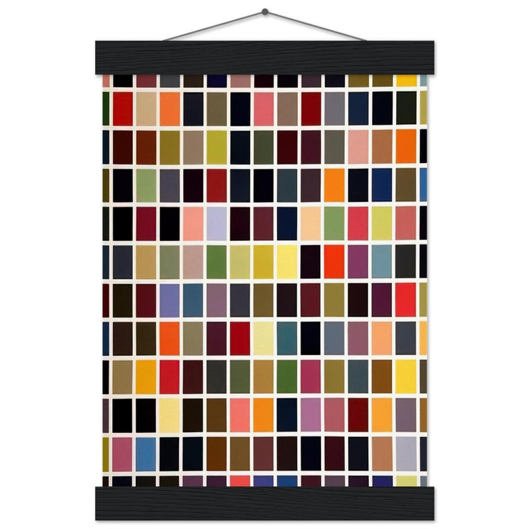 Gerhard Richter  180 COLORS Museum-Quality Matte Paper Poster with Hanger