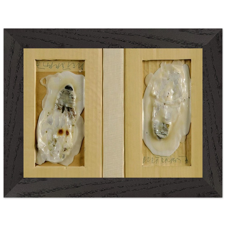 Dieter Roth  Snow  1970 Premium Wooden Framed Art Print / Poster