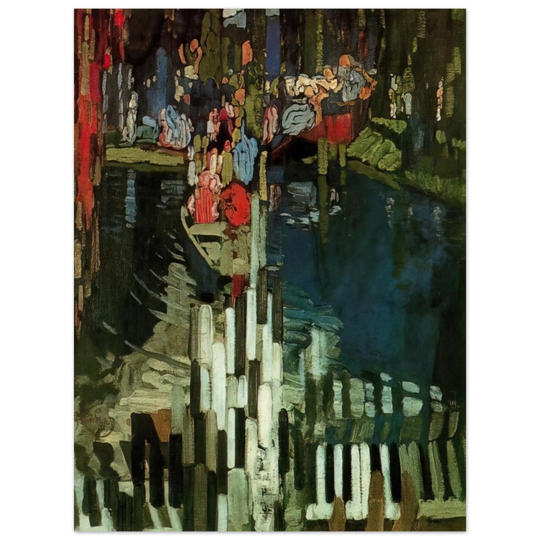 Frantisek Kupka  Piano Keys Lake Aluminum Print