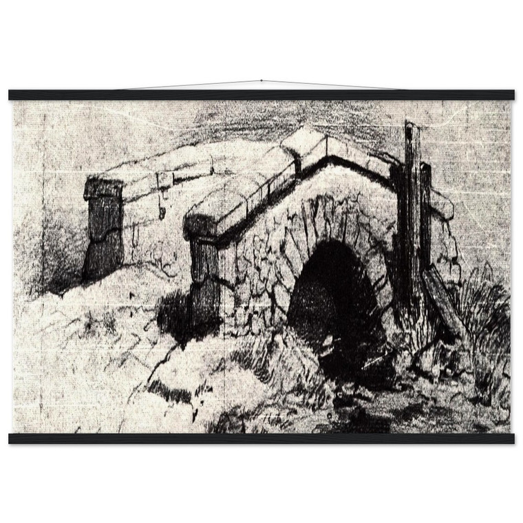 Vincent van Gogh  The Bridge Museum-Quality Matte Paper Poster with Hanger