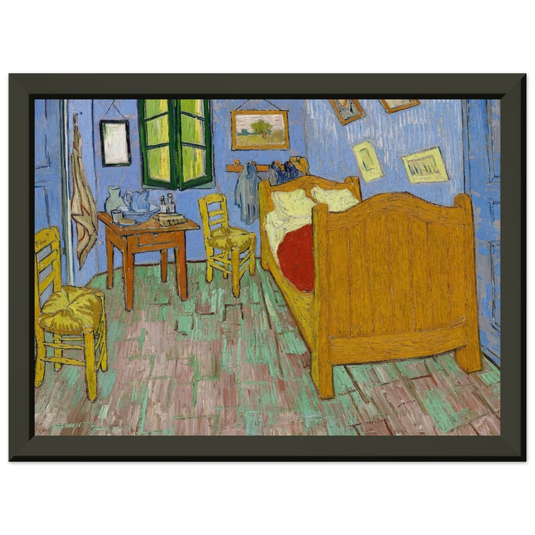 Vincent van Gogh Bedroom in Arles Premium Metal Framed Art Print / Poster