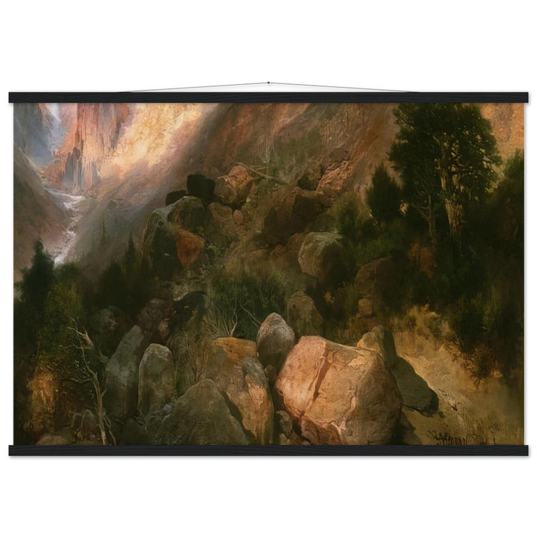 Thomas Moran Golden Gate Yellowstone Museum-Quality Matte Poster with Hanger