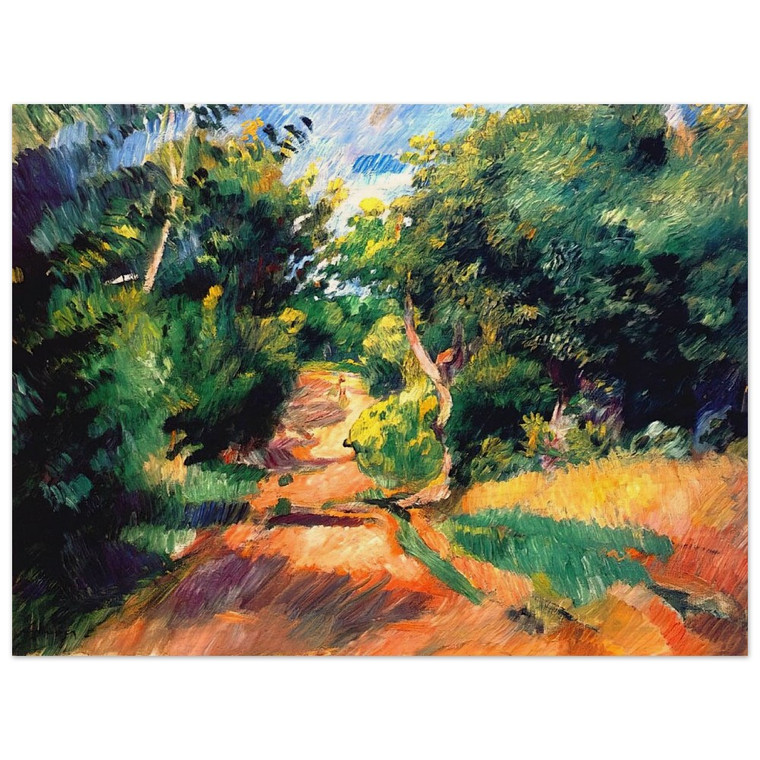 PierreAuguste Renoir  Landscape Near Varengeville Wood Print