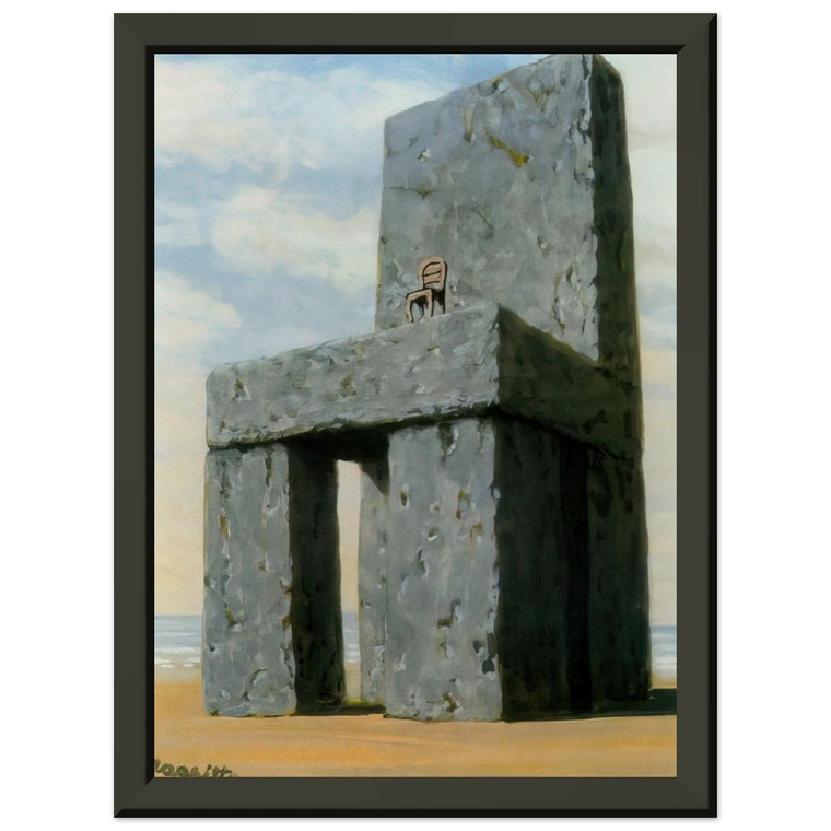 Rene Magritte Legend 1950 Premium Metal Framed Art Print / Poster