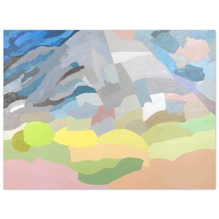 Etel Adnan  Mount Tamalpais  1985 Aluminum Print