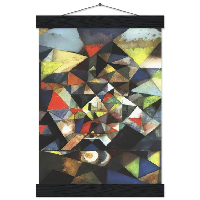 Paul Klee  WITH THE EGG 1917 Museum-Quality Matte Paper Poster with Hanger