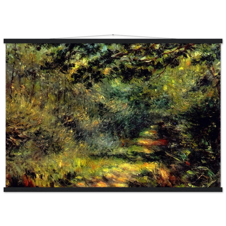PierreAuguste Renoir Forest Path N2 Matte Paper Poster with Hanger