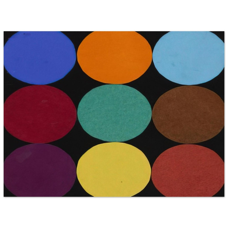 Ellsworth Kelly  Nine Colors Aluminum Print