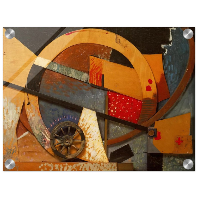 Kurt Schwitters  NEW MERZPICTURE 1931 Acrylic Print