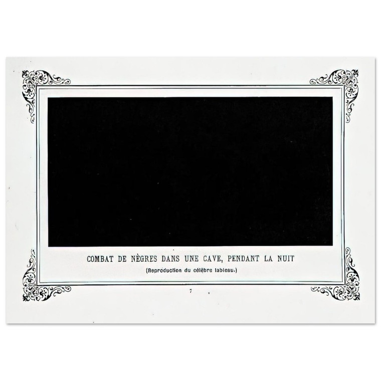 Alphonse Allais Dark Fight in Tunnel by Night Fine Art Poster / Art Print