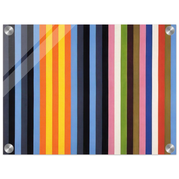 Gene Davis  Flower Machine  1964 Acrylic Print