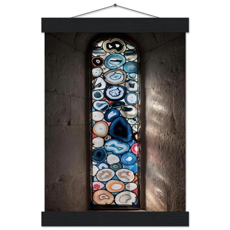 Sigmar Polke  AHATFENSTER 2009 Museum-Quality Matte Paper Poster with Hanger