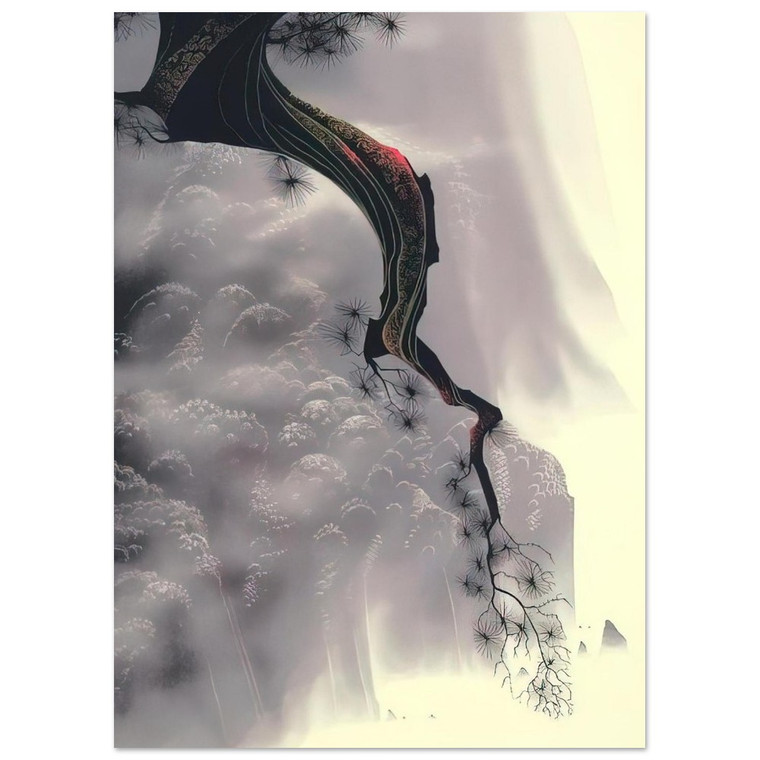 Eyvind Earle  Through the Fog Fine Art Poster / Art Print