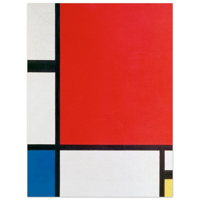Piet Mondrian  Composition with Red Blue and Yellow Aluminum Print