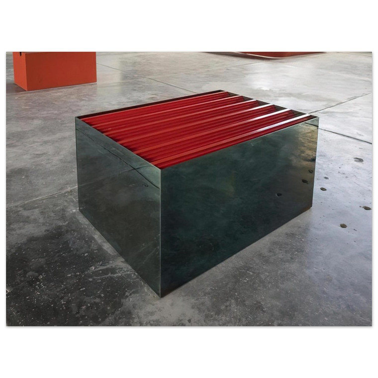Donald Judd  Untitled The Block  1965 Aluminum Print