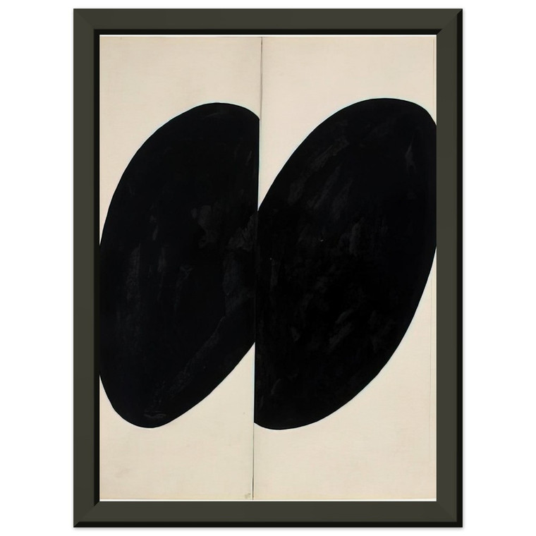 Ellsworth Kelly  Black Forms Premium Metal Framed Art Print / Poster
