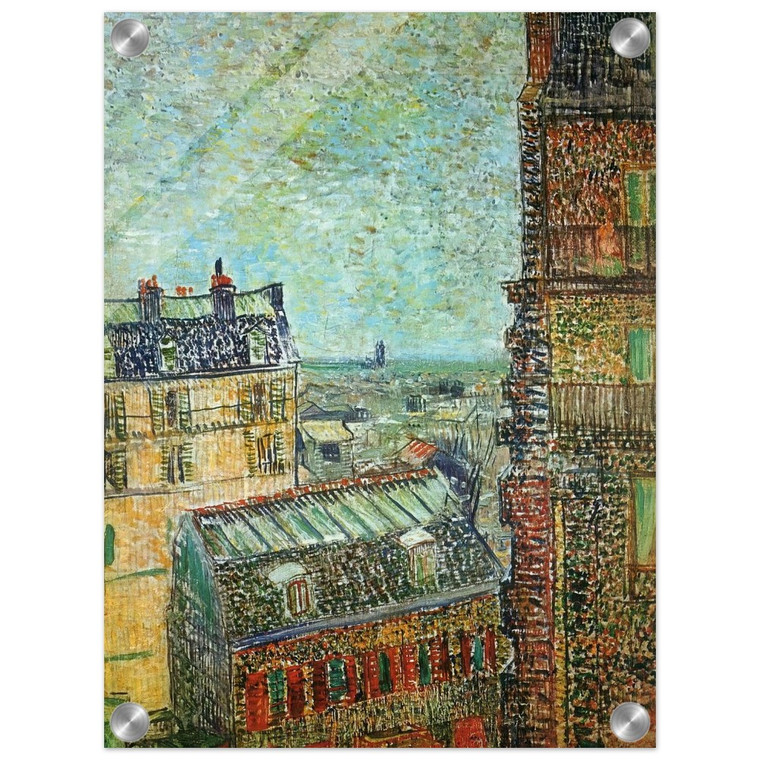 Vincent van Gogh: Paris View from Rue Lepic Room Acrylic Print