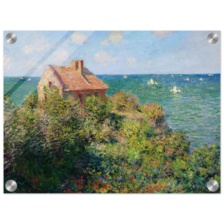 claude monet  Fishermans Cottage at Varengeville Acrylic Print