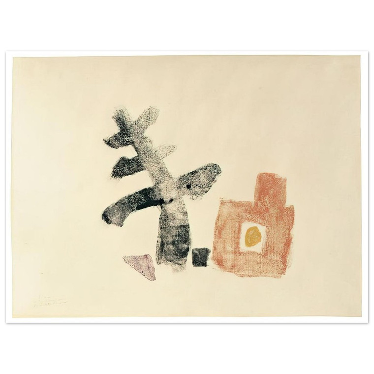 Julius Bissier  11550  1950 Aluminum Print