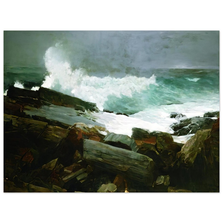 Winslow Homer  WEATHERBEATEN 1894 Aluminum Print