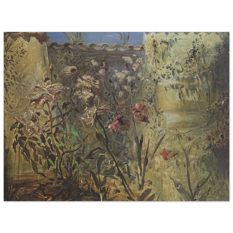 Salvador Dali  THE PATIO OF PORT LLIGAT Wood Print