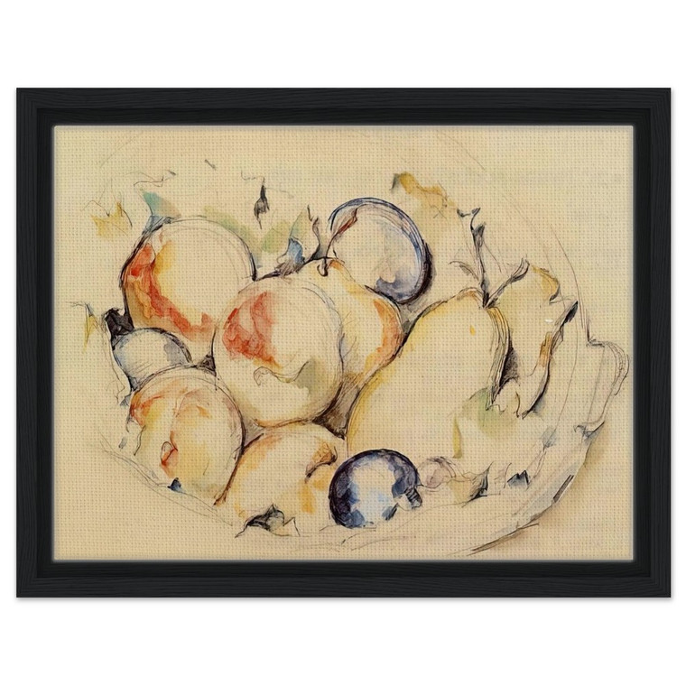 Paul Cezanne  Fruits Framed Canvas