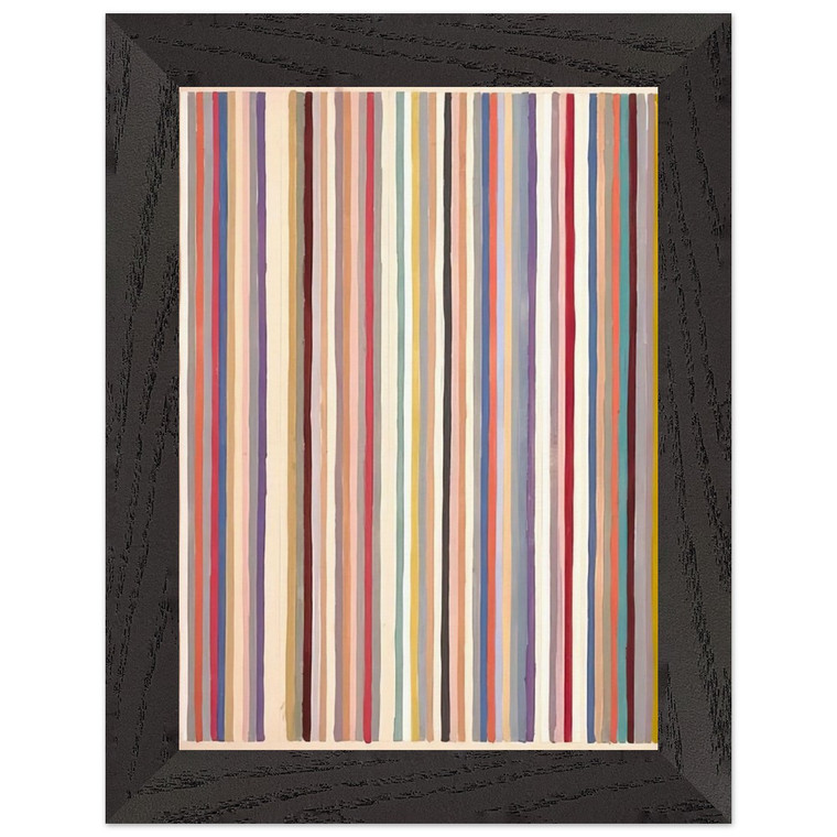 Gene Davis  Circus  1979 Premium Wooden Framed Art Print / Poster