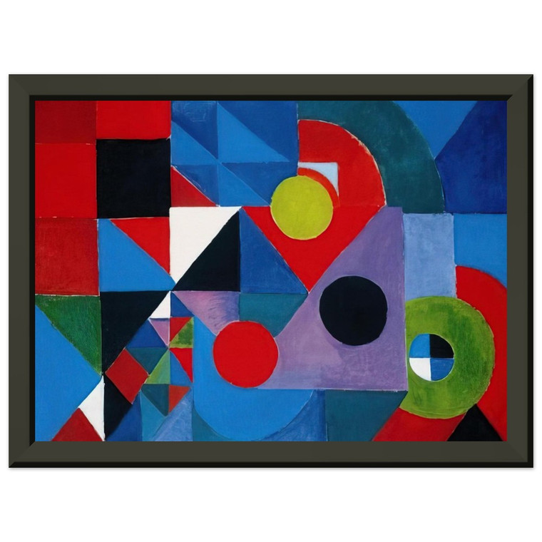 Sonia Delaunay  RHYTHM COLOUR Premium Metal Framed Art Print / Poster