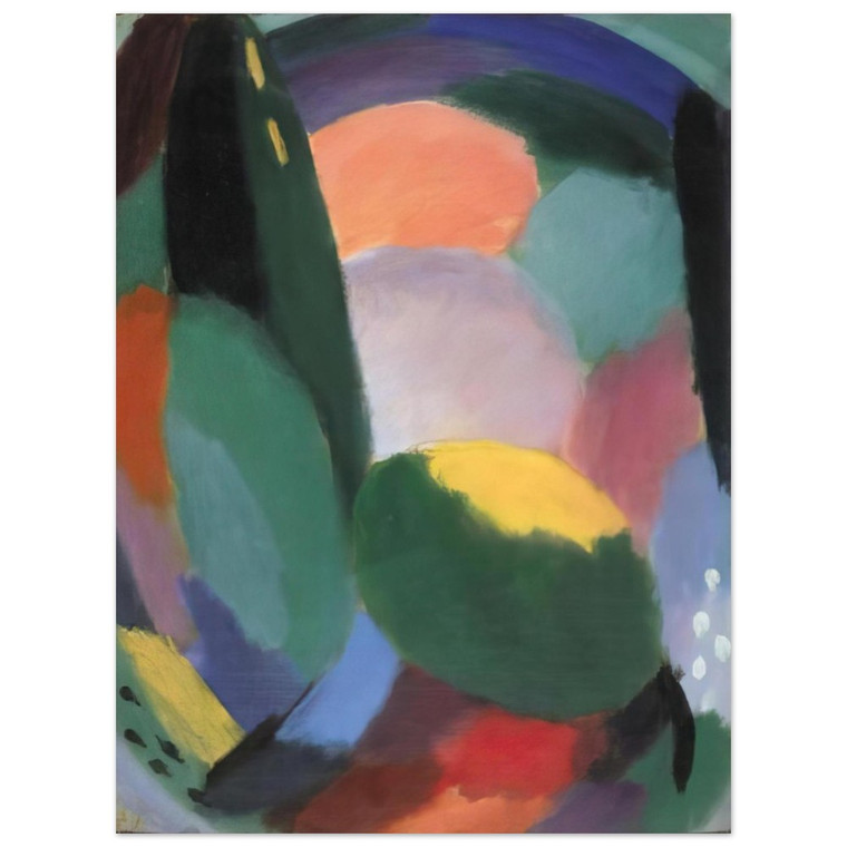 Jawlensky Variation Glorreicher Abend Sommersegen II 1917 Aluminum Print