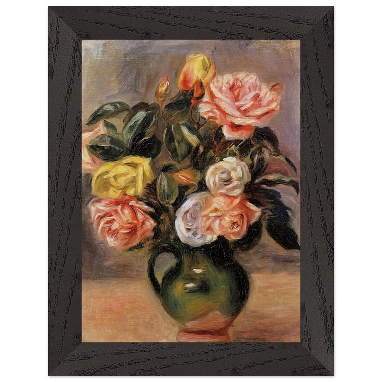 Pierre-Auguste Renoir BOUQUET OF ROSES N2 Premium Wood Framed Art Print