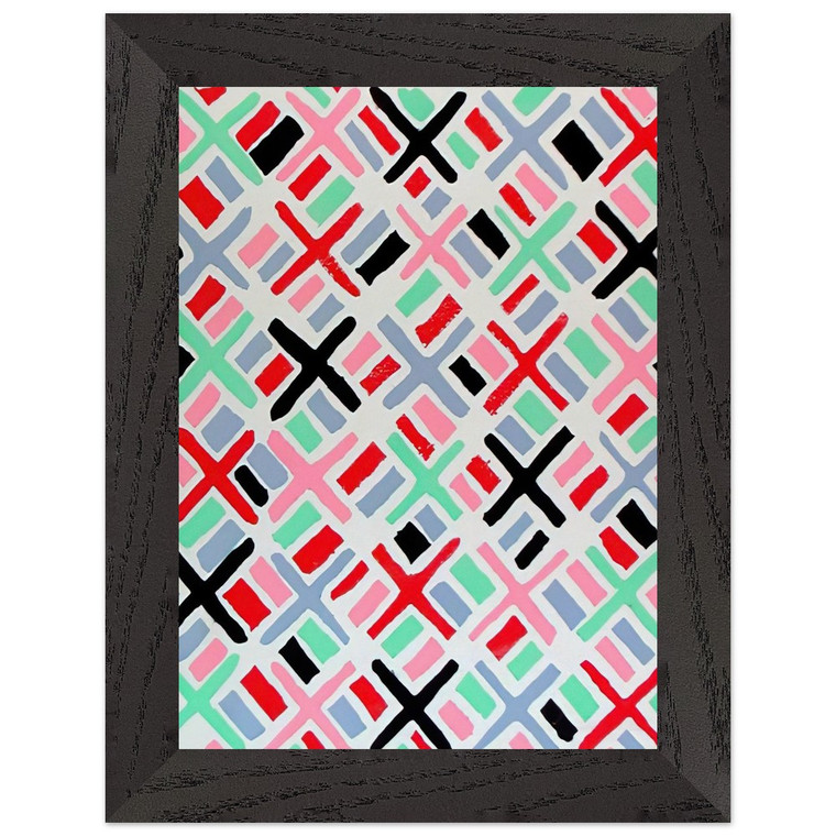 Sonia Delaunay  COMPOSITION 34 Premium Wooden Framed Art Print / Poster