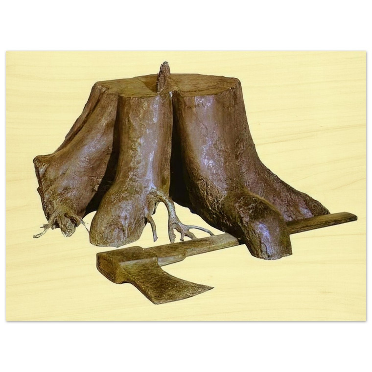 Rene Magritte  THE LABOURS OF ALEXANDER 1967 Wood Print