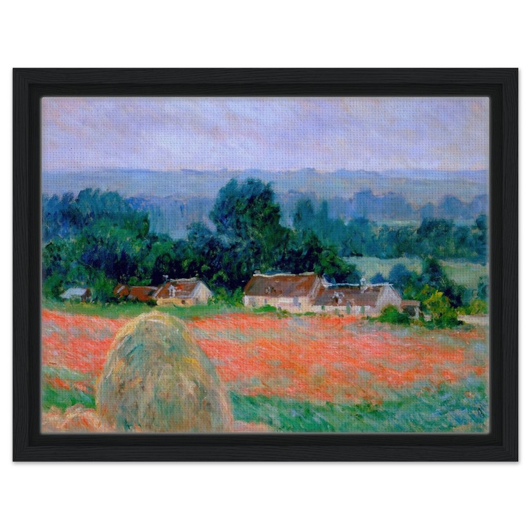 claude monet  Haystack at Giverny Framed Canvas
