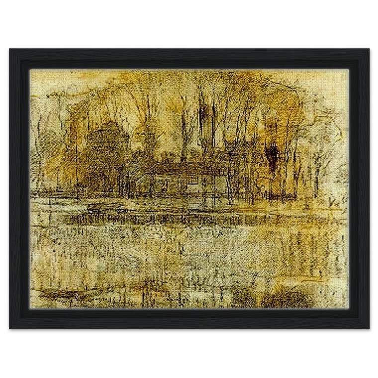 Piet Mondrian  Geinrust Farm Compositional Study Framed Canvas