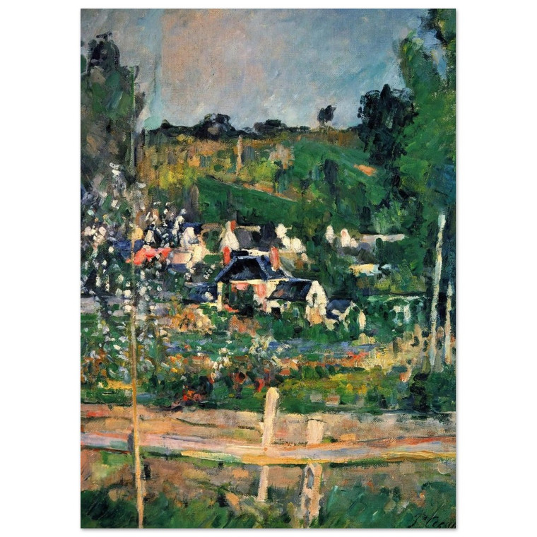 Paul Cezanne  View of Auvers N1 Fine Art Poster / Art Print