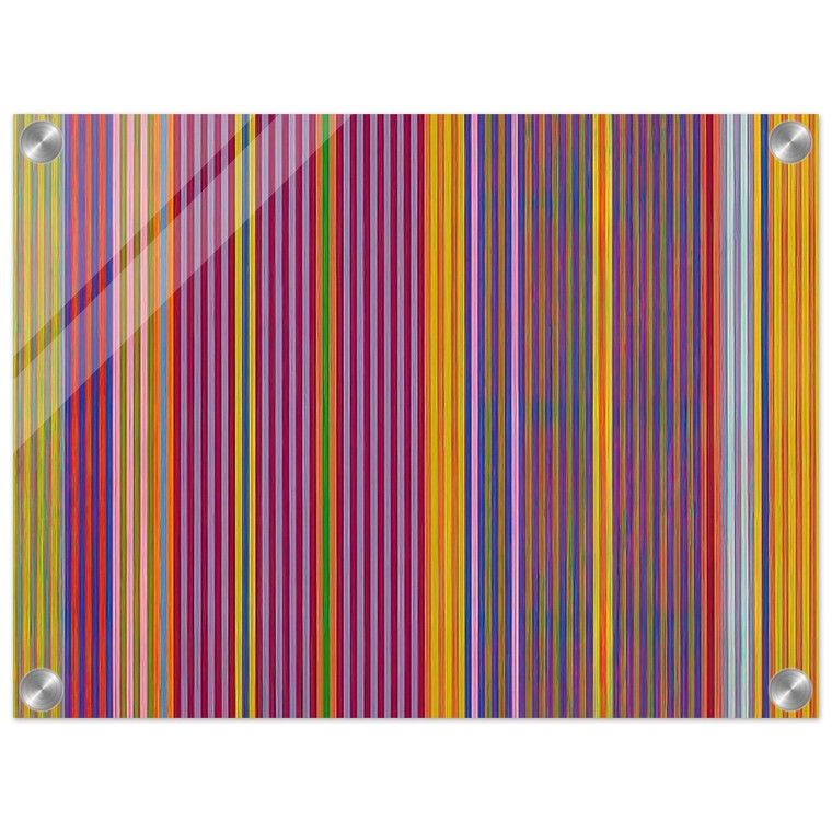 Gene Davis  Tarzan Series I  1969 Acrylic Print